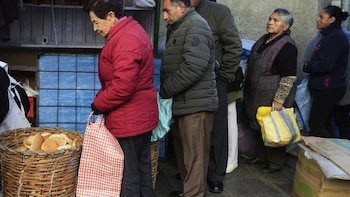 Длинные ряды перед