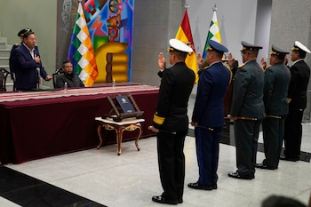 Президент Боливии Луис Арсе