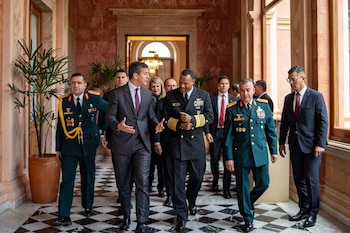 Визит военного начальника