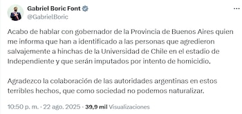 Заявление Габриэля Борика