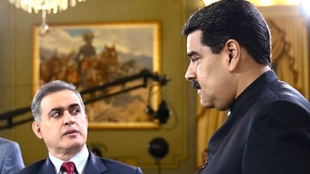 Тарек Сааб и Николас Мадуро