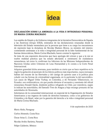 Декларация группы идеи