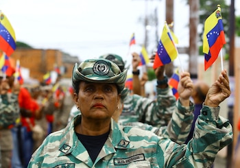 Члены национальной милиции