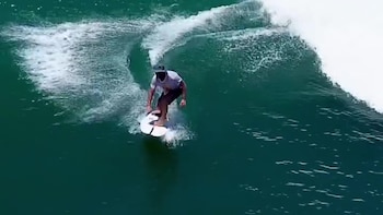 Lacalle Pou, серфинг в