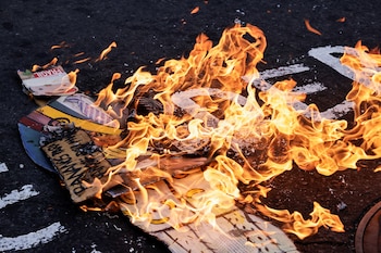 Демонстрация против правительства