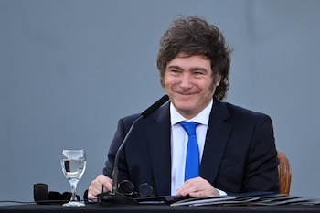 Президент Аргентины Хавьер Милей.