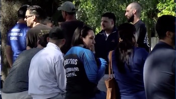 Присутствовало несколько человек