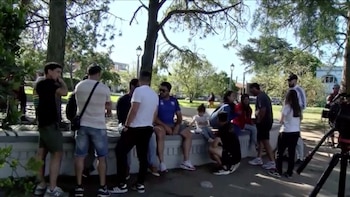 Присутствовало несколько человек