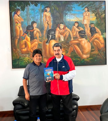 Николас Мадуро и Эво Моралес.