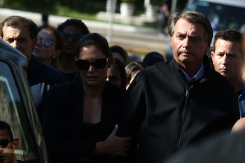 Жаир Болсонару и его жена