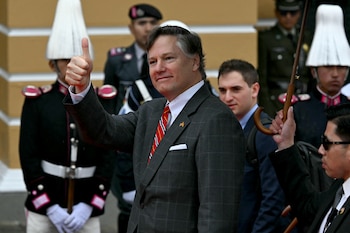 Кристофер Ландау присутствовал в эту субботу