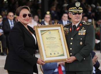 Президент Гондураса Ксиомара Кастро