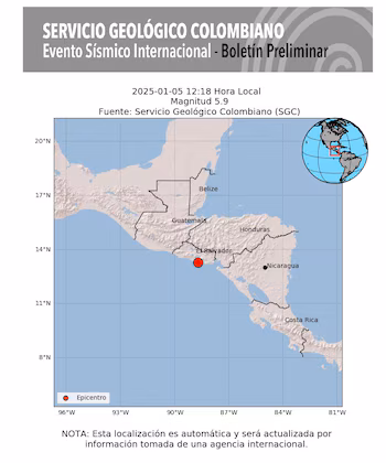 Об этом сообщила Колумбийская геологическая служба.