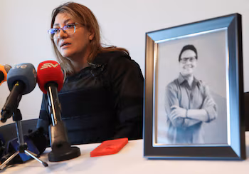 Вероника Сарауз, вдова бывшего кандидата