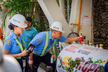 Институциональная стратегия включала технические проверки на предприятиях, проверку электрических систем и обращение с пропаном. (Фото предоставлено пожарной службой)