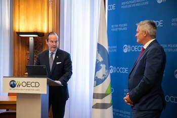 Министр иностранных дел Панамы Хавьер Мартинес-Ача Васкес заявил, что соглашение с ОЭСР представляет собой стратегическое решение и приверженность преобразованиям, направленным на приведение страны в соответствие с международными стандартами. Взято из X