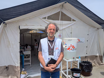 Андреас Спэтт, глава миссии проектов MSF в Венесуэле. "Травма, которую они получили, также становится травмой будущего."», - сказал он Infobae. (Фото предоставлено MSF для Infobae).